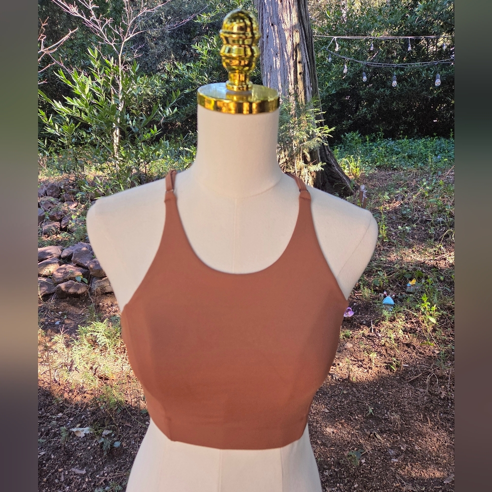 Balance Athletica Copper High‎ Neck Sports Bra Size XS
